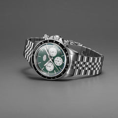 Duxot Accelero Chronograph Green Round Dial Men's Watch - DX-2028-11