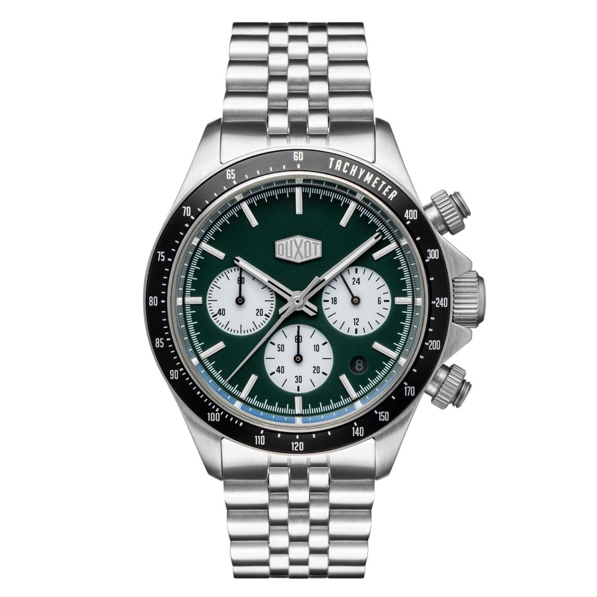 Duxot Accelero Chronograph Green Round Dial Men's Watch - DX-2028-11