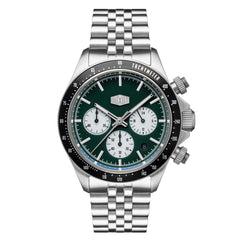 Duxot Accelero Chronograph Green Round Dial Men's Watch - DX-2028-11