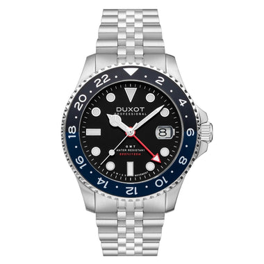 Duxot Altlantica GTM Black Round Dial Men's Watch - DX-2034-33