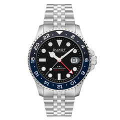 Duxot Altlantica GTM Black Round Dial Men's Watch - DX-2034-33