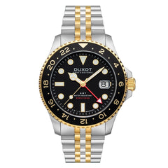 Duxot Altlantica GTM Black Round Dial Men's Watch - DX-2034-44