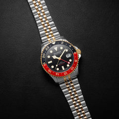 Duxot Altlantica GTM Black Round Dial Men's Watch - DX-2034-55