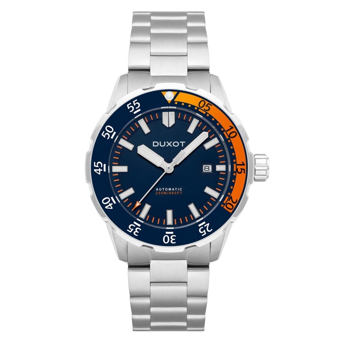 Duxot Mergulho Automatic Blue Round Dial Men's Watch - DX-2035-22