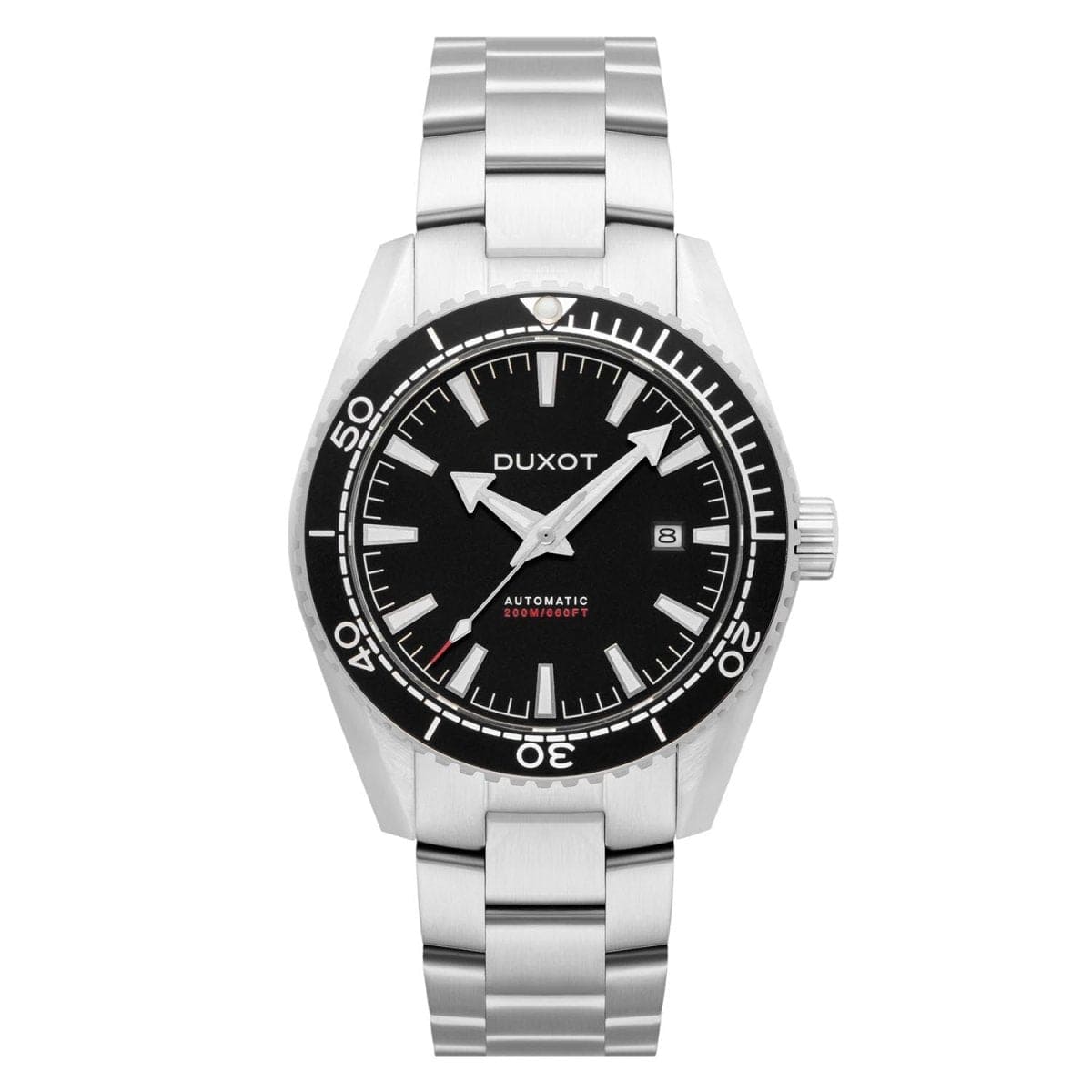 Duxot Tiburon Automatic Black Round Dial Men's Watch - DX-2036-11