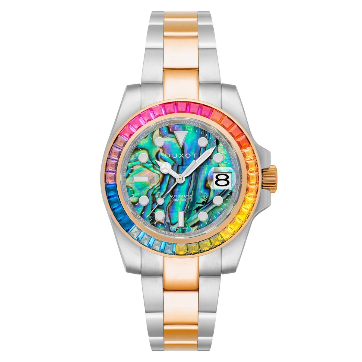 Duxot Atlantica Limited Edition Automatic Blue Round Dial Men's Watch - DX-2047-99