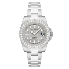 Duxot Atlantica Limited Edition Automatic White Round Dial Men's Watch - DX-2047-BB