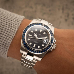 Duxot Atlantica Limited Edition Automatic Blue Round Dial Men's Watch - DX-2047-FF