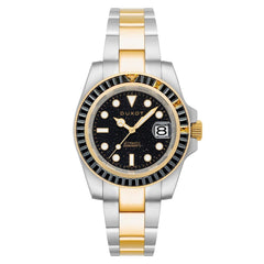 Duxot Atlantica Limited Edition Automatic Black Round Dial Men's Watch - DX-2047-GG