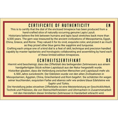 Duxot Atlantica Limited Edition Automatic Blue Round Dial Men's Watch - DX-2047-HH