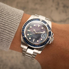 Duxot Atlantica Limited Edition Automatic Black Round Dial Men's Watch - DX-2047-NN