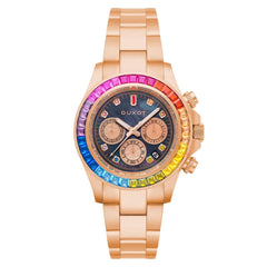 Duxot Atlantica Limited Edition Chronograph Multicolor Round Dial Men's Watch - DX-2048-22