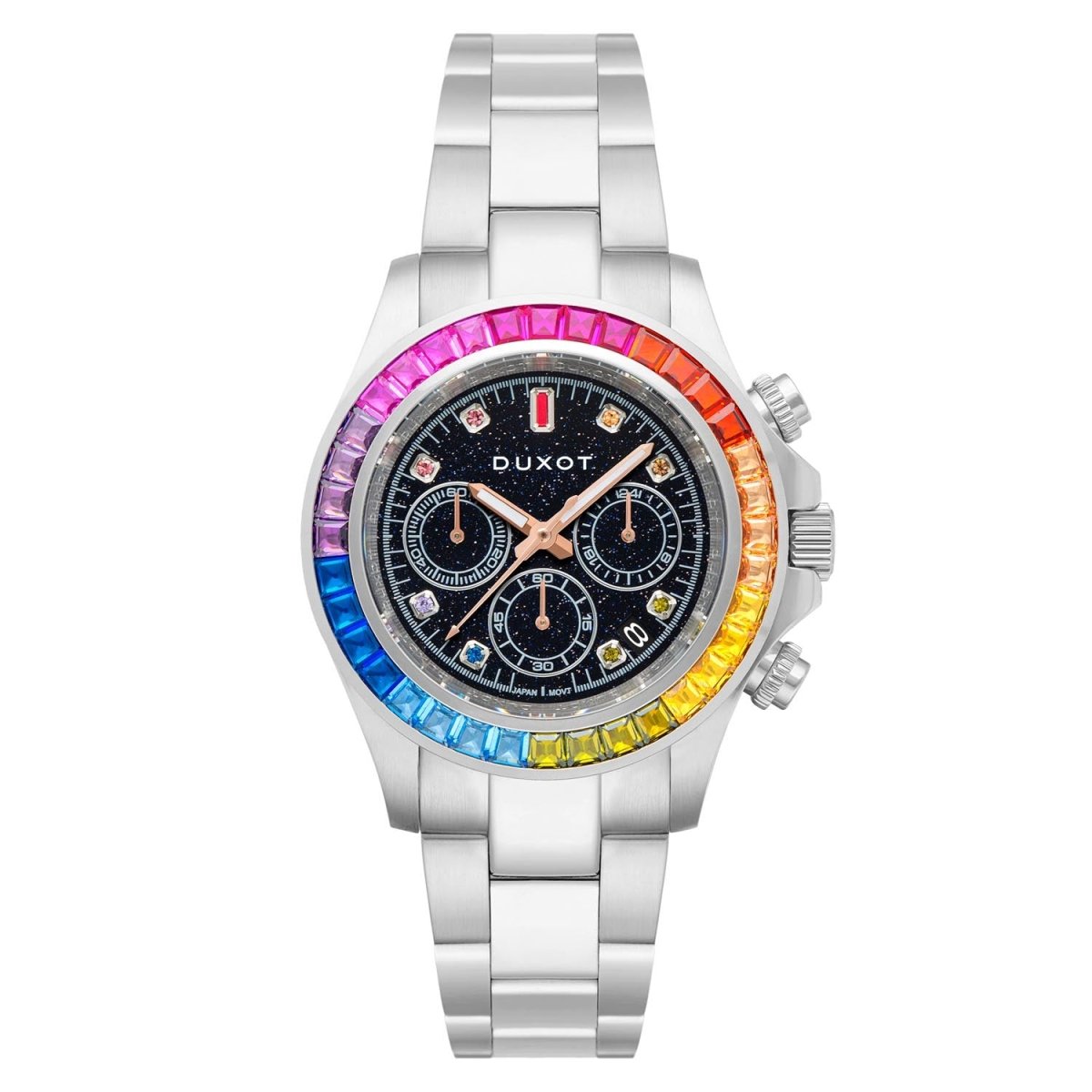 Duxot Atlantica Limited Edition Chronograph Blue Round Dial Men's Watch - DX-2048-CC