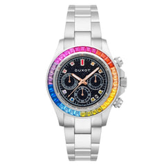 Duxot Atlantica Limited Edition Chronograph Blue Round Dial Men's Watch - DX-2048-CC