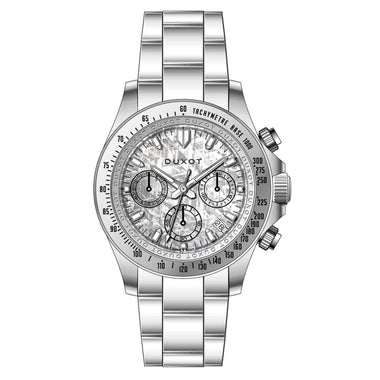 Duxot Atlantica Limited Edition Chronograph White Round Dial Men's Watch - DX-2048-II