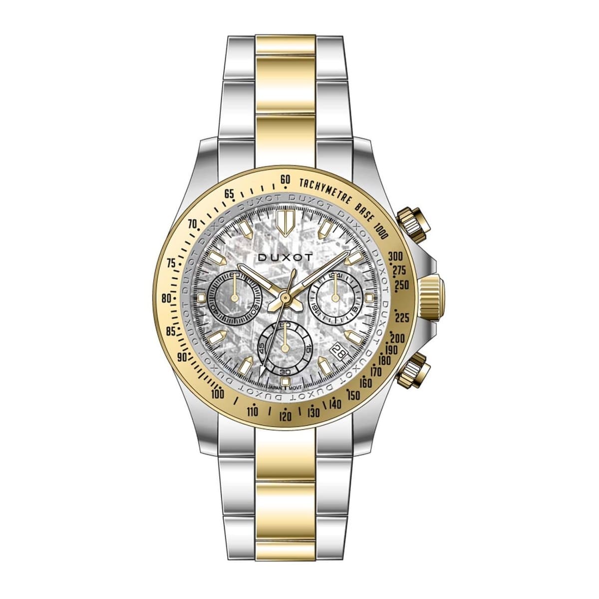 Duxot Atlantica Limited Edition Chronograph White Round Dial Men's Watch - DX-2048-JJ