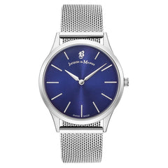 JACQUES DU MANOIR Emotion Swiss Made Analogue Blue Round Dial Women's Watch- EM.05