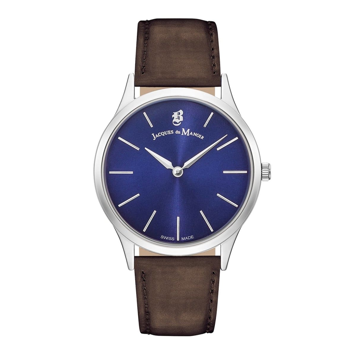 JACQUES DU MANOIR Emotion Swiss Made Analogue Blue Round Dial Women's Watch- EM.11