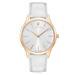 JACQUES DU MANOIR Emotion Swiss Made Analogue Silver Round Dial Women's Watch- EM.13