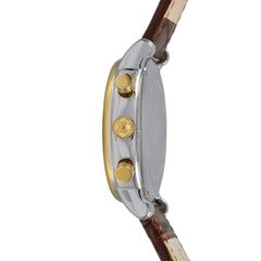 EARNSHAW LONGCASE 43 Swiss Made Chronograph Silver Round Dial Men's Watch- ES-0016-05