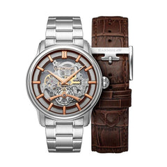 Earnshaw Longitude Whiston Limited Edition Automatic Watch with Additional Strap For Men- ES-8126-88