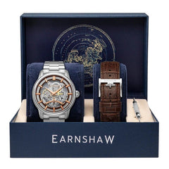 Earnshaw Longitude Whiston Limited Edition Automatic Watch with Additional Strap For Men- ES-8126-88