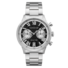 Earnshaw CARLYLE Multifunction Battery Black Round Dial Men's Watch - ES-8176-22