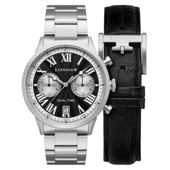 Earnshaw CARLYLE Multifunction Battery Black Round Dial Men's Watch - ES-8176-22