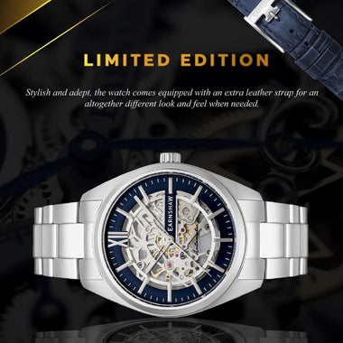 EARNSHAW SMEATON Limited Edition Skeleton Automatic Watch For Men - ES-8208-22