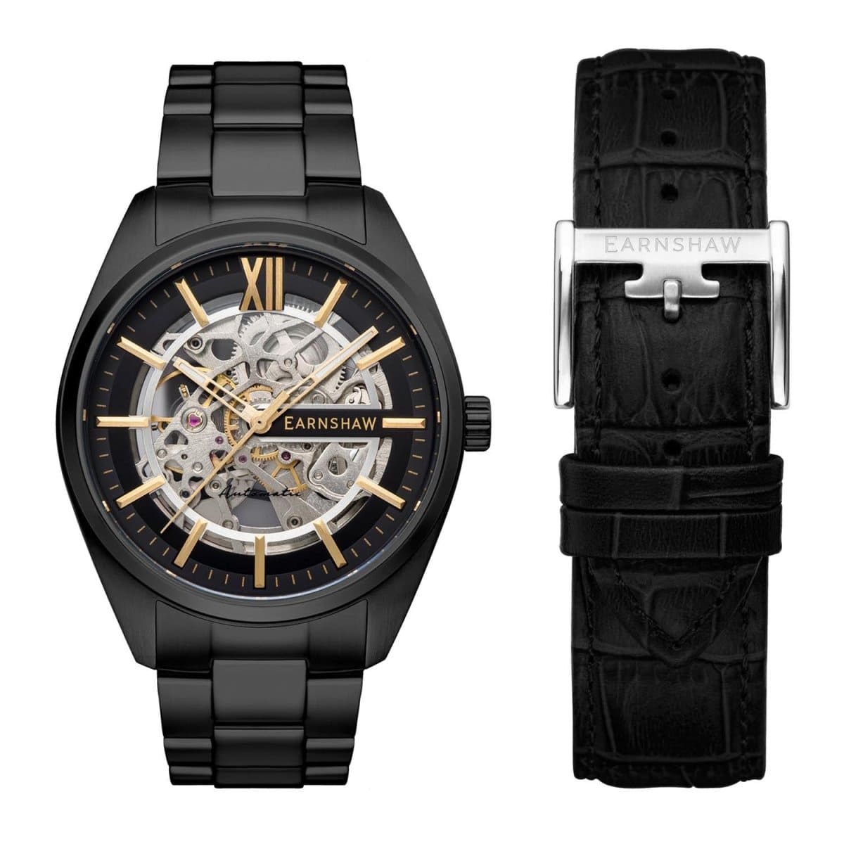 EARNSHAW SMEATON Limited Edition Skeleton Automatic Watch For Men - ES-8208-44