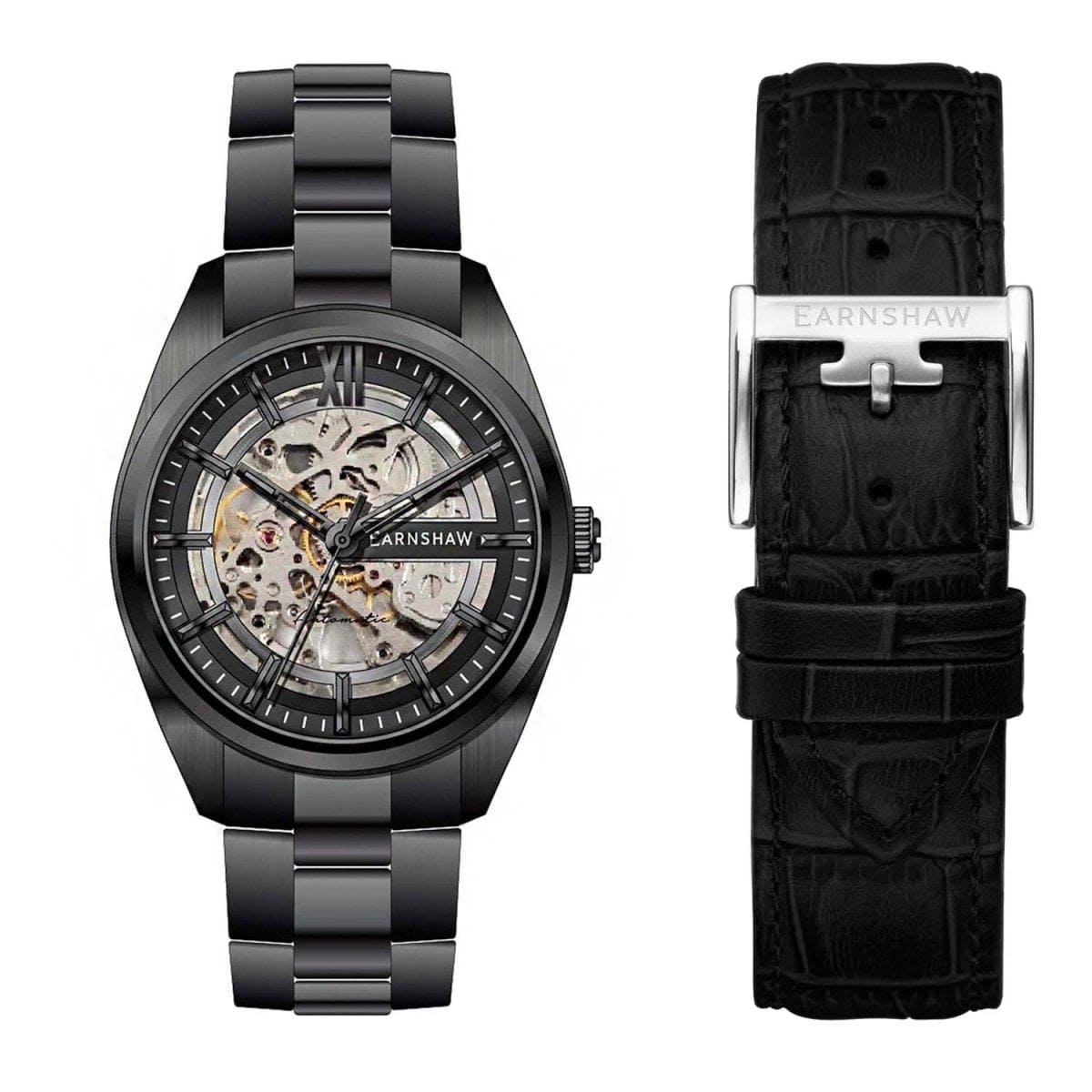EARNSHAW SMEATON Limited Edition Skeleton Automatic Watch For Men - ES-8208-55