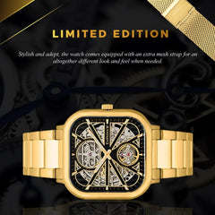 EARNSHAW PAXTON Limited Edition Skeleton Automatic Watch For Men - ES-8211-44