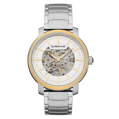 Earnshaw New Holland Automatic Skeleton White Round Dial Men's Watch - ES-8214-55