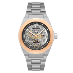 EARNSHAW Discovery Automatic Skeleton 72 Hours Power Reserve Watch For Men's -ES-8228-55