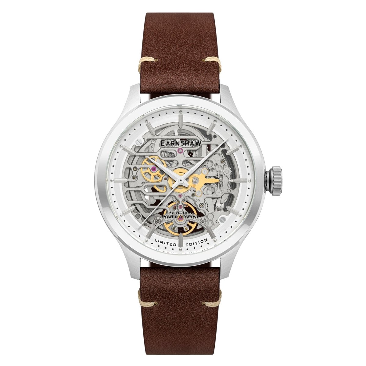 Buy Earnshaw Supremacy Open Heart Automatic Mens Watch (Additional Strap) -  ES-8272-22 Online