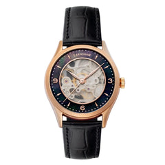 Earnshaw Baron and Isabella Mech-Automatic Skeleton Round Dial Couple Watch - ES-8231-SET-03