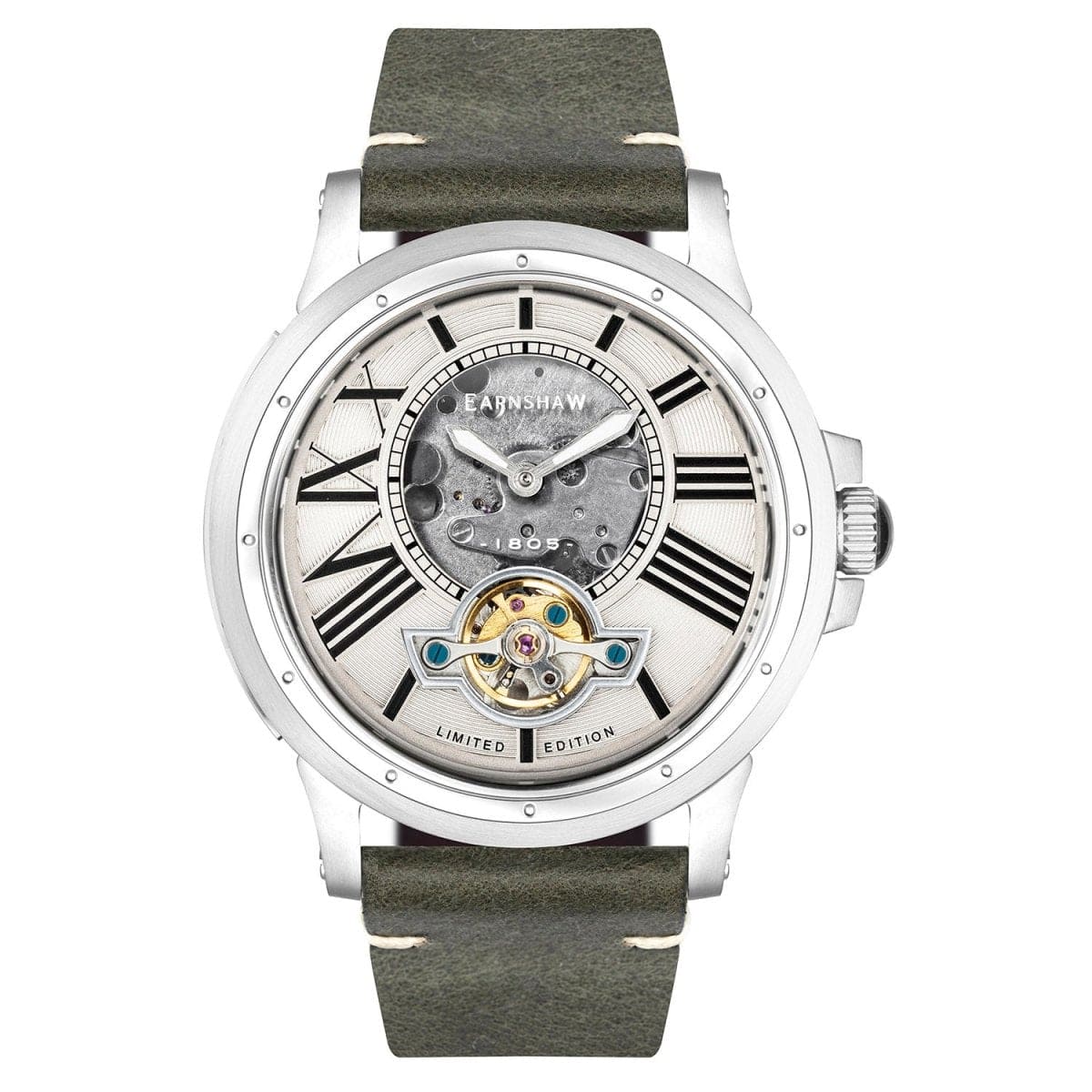 EARNSHAW Bertha Limited Edition Automatic Open Heart Watch For Men's -ES-8244-02