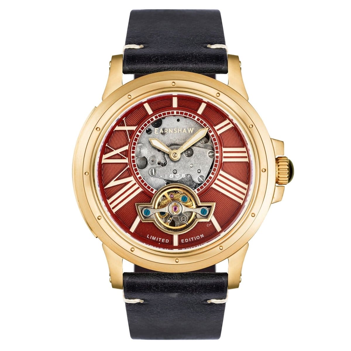 EARNSHAW Bertha Limited Edition Automatic Open Heart Watch For Men's -ES-8244-03