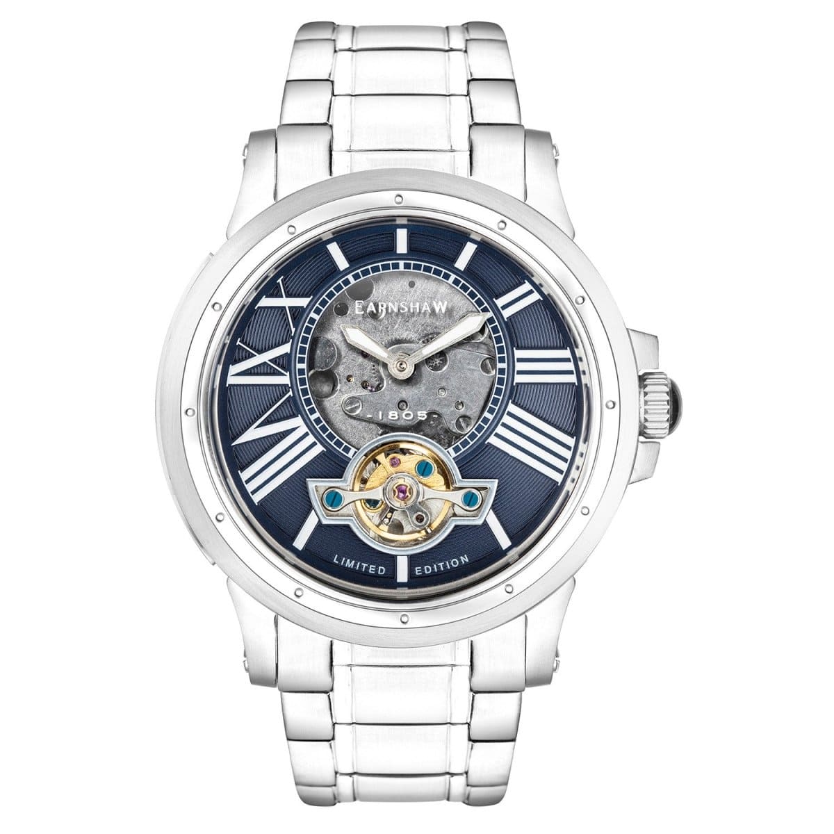 EARNSHAW Bertha Limited Edition Automatic Open Heart Watch For Men's -ES-8244-22