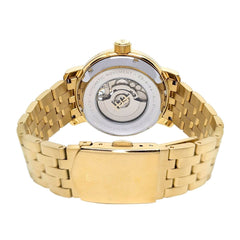 Earnshaw Retrograde Open Heart Automatic Black Round 33 Jewels Dial Men's Watch - ES-8184-88