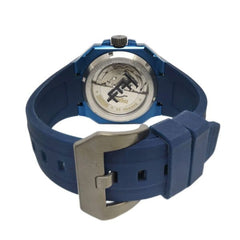 Earnshaw Armoury Automatic Skeleton Grey Square Luminous Hands Dial Men's Watch - ES-8258-04