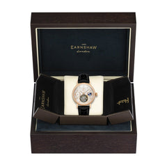 Earnshaw Halley Tourbillon Limited Edition Mechanical 80 Hour Power Reserve Men's Watch - ES-8262-06