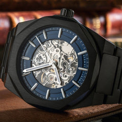 Earnshaw Fowler 20 Jewels Skeleton Automatic Watch For Men- ES-8263-99