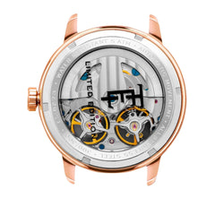 Earnshaw Indian Limited Edition Brewster Double Barrel Automatic Skeleton  Men's Watch with Winder Box - ES-8273-08-SET