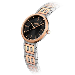 FENDI TIMEPIECES Forever Analog Black Round Dial Women's Watch- F102301101