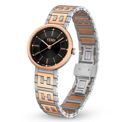 FENDI TIMEPIECES Forever Analog Black Round Dial Women's Watch- F102301101