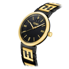 FENDI TIMEPIECES Forever Analog Black Round Dial Men's Watch- F105030901