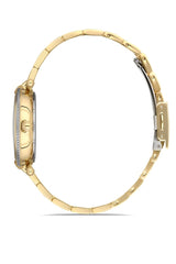 Ferro Analog White Round Dial Women's Watch -  F21046A-1100-D