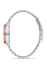 Ferro Quartz Green Round Dial Women's Watch - F21131A-E6