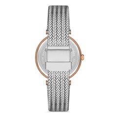 Ferro Analog Silver Round Dial Women's Watch -  F21144C-E